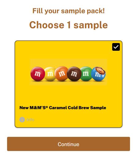 FREE M&Ms Cold Brew Sample Box