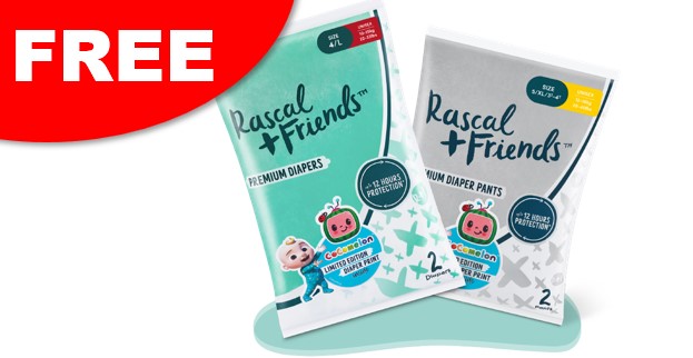 FREE Rascal + Friends Diapers - Free Stuff in Canada